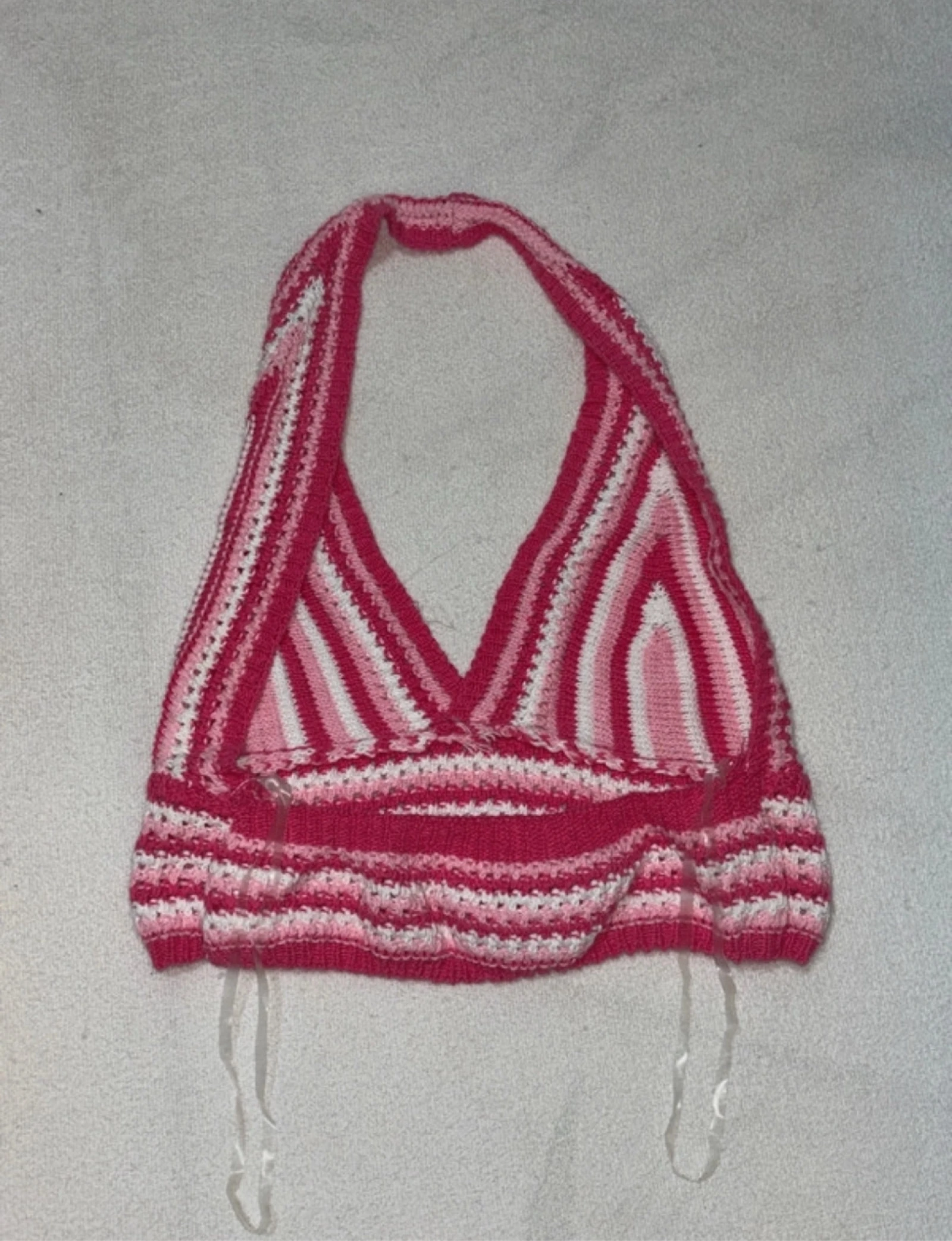 Top de crochê frente única – photo 3